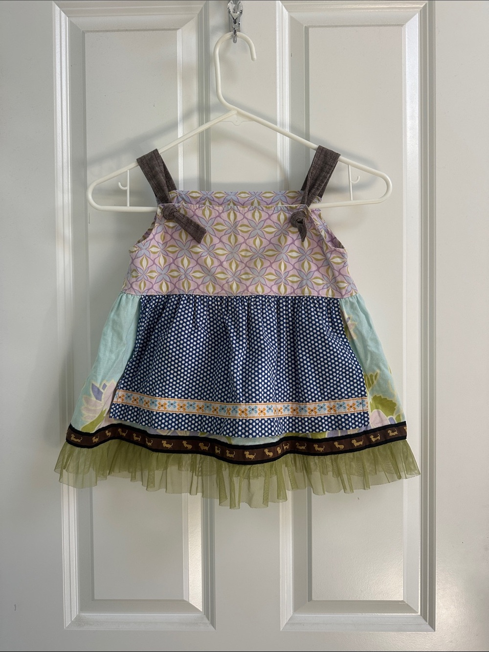 Matilda Jane Hammond Bay Sky Knot Top Size 6
